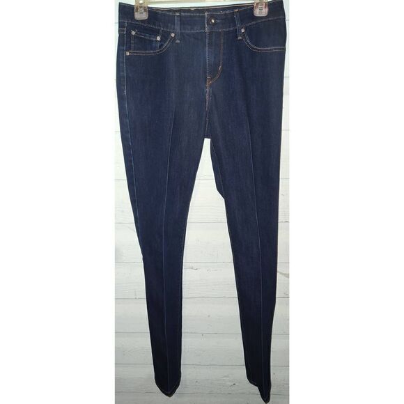 LEVI'S 28 Demi Curve Jeans Womens 28 x 32 Classic Rise Slim Fit Blue SEE ACTUAL - Picture 1 of 13